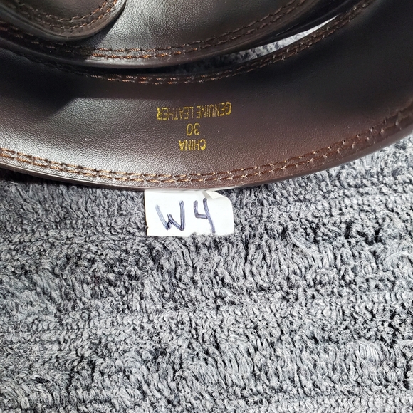 Men's Leather Belt | Size: 30 | Color: Brown | 1-Sided | SKU: W-4(5) | RRR Belts - Picture 3 of 5